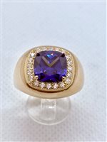 Ring Gioielleria Bencivenga Luca Woman in Silver Zaffiro sintetico ANAR-266BL - ANAR-266BL